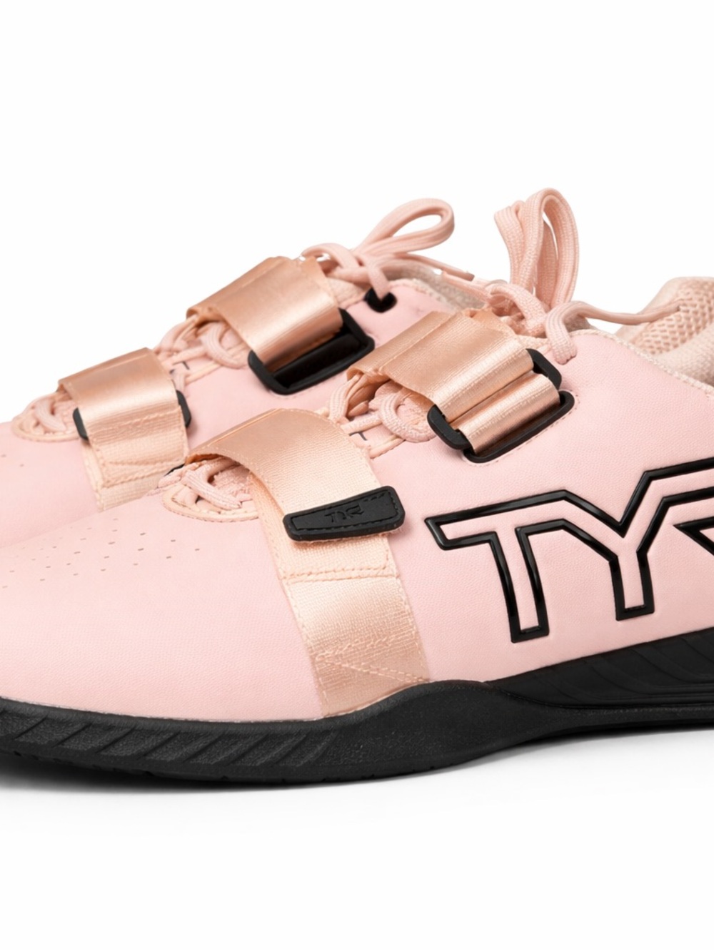 TYR Women's Rose Pink Athletic Training Shoes with Black Logo
